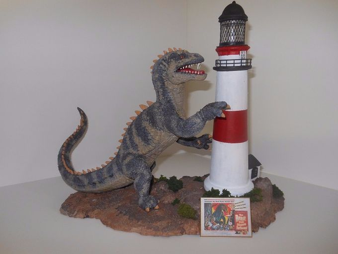 This my final built up version of the lighted lighthouse scene.